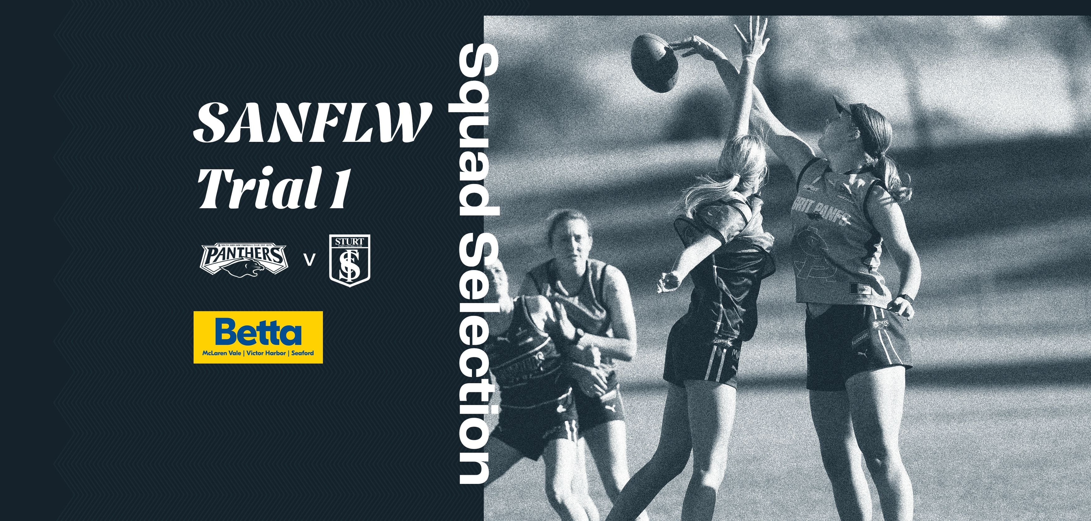 BETTA Squad Selection: SANFLW Trial 1 v Sturt BETTA Squad Selection: SANFLW Trial 1 v Sturt